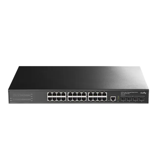 Cudy 24-Port Layer 3 Managed Gigabit Switch with 4 10G SFP Slots