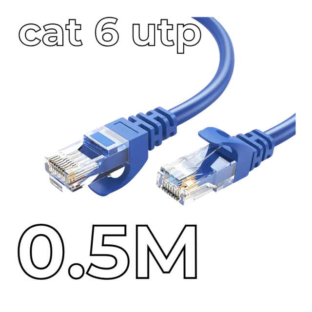 Wirkos UTP CAT6 Patch cord 0.5m