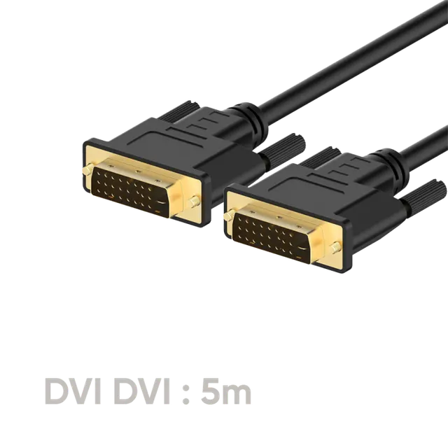 Друго Cable DVI TO DVI, CCS, BlACK,OD:7.0mm, 5m