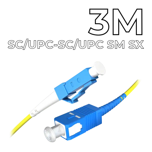 Друго Преклопен кабел SC/UPC-LC/UPC SM SX 3M