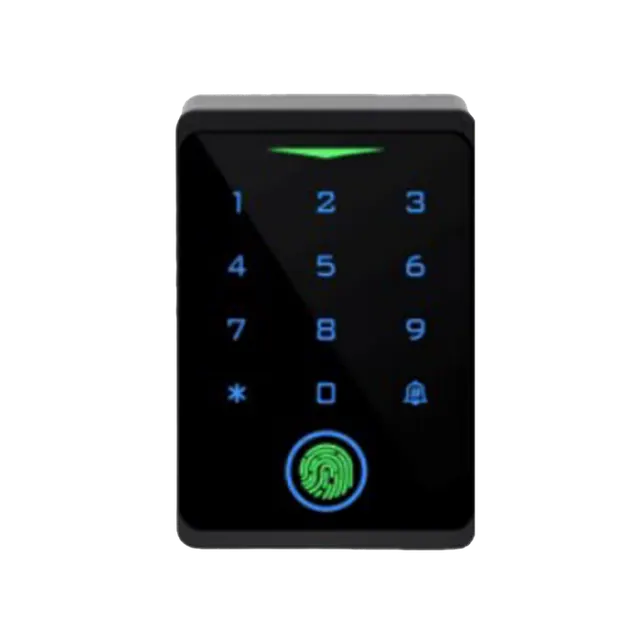 Tuya Паметен водоотпорен контролер за пристап со читач на отпечатоци и WiFi (апликација Tuya)