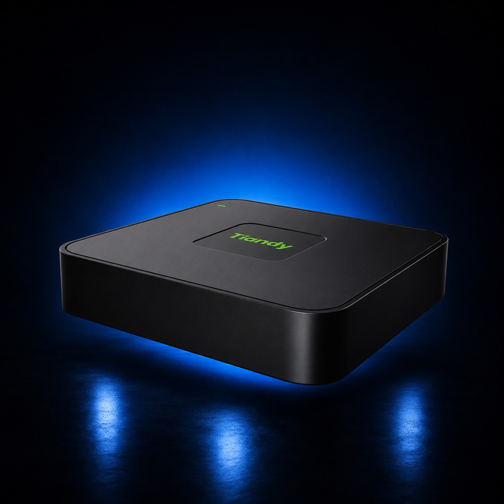 Компактен мрежен снимач за 5 камери — оригинална Tiandy TC-R3105