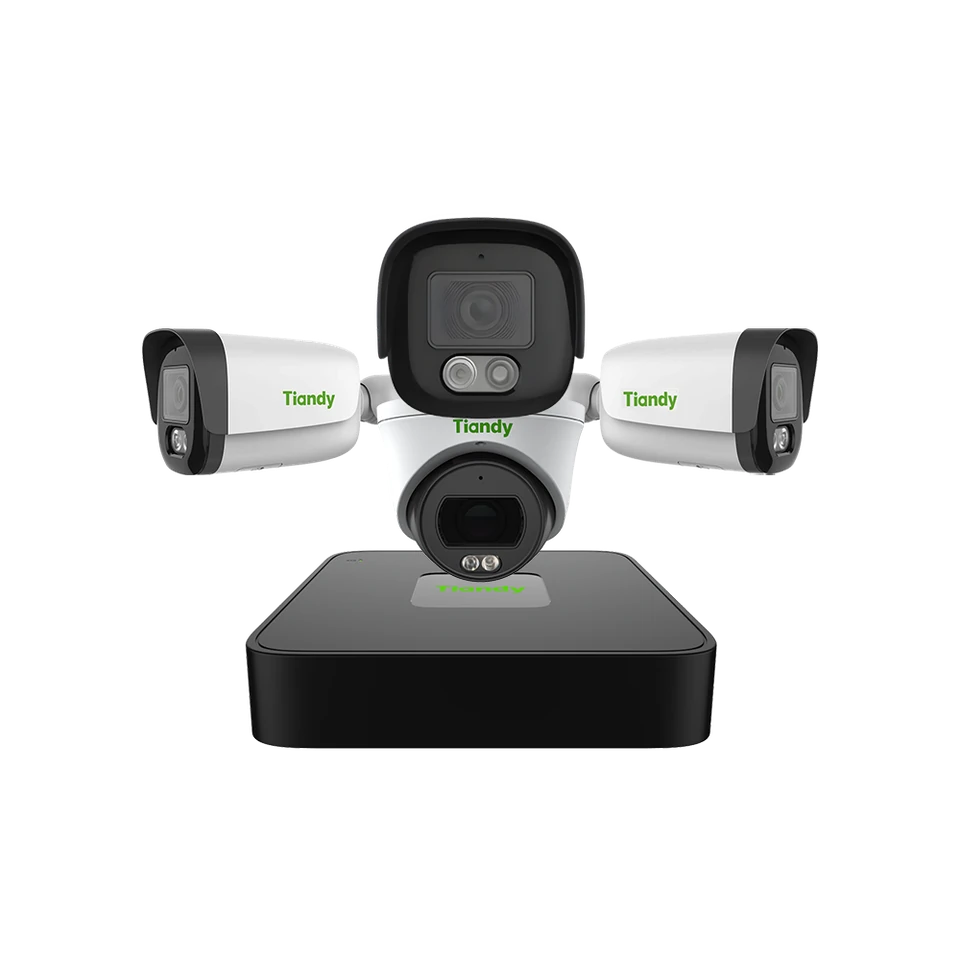 Комплет за видеонадзор со 4 камери — Tiandy TC-KIT/R3105/3*C32QN/1*C32XN