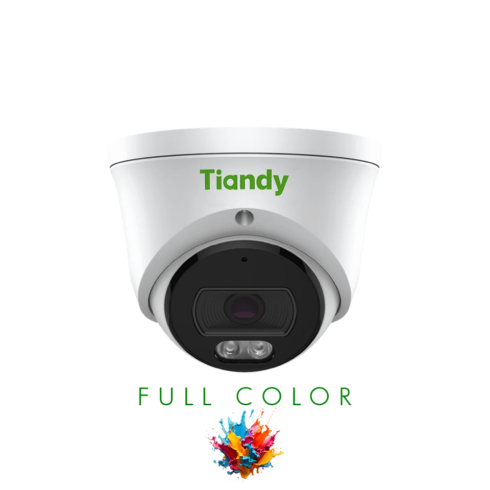 4MP IP камера со ноќна слика во боја — оригинална Tiandy TC-C34XP W/E/Y/2.8mm/V4.0