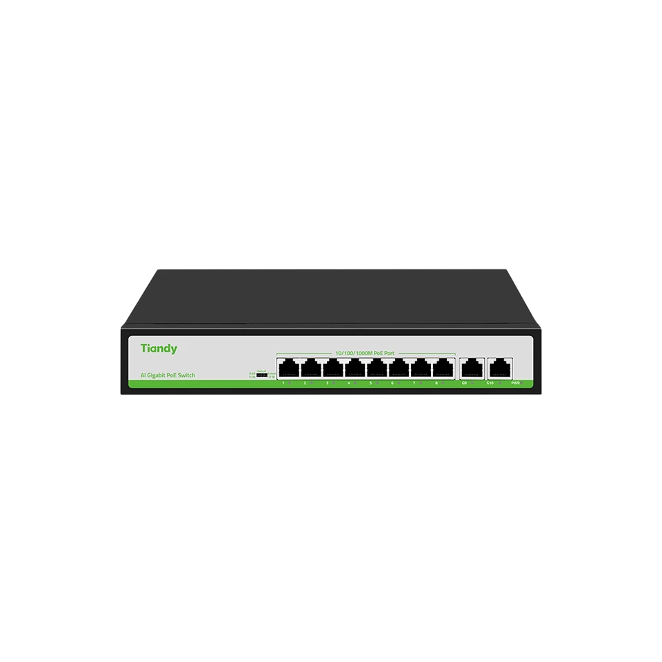 PoE свич со 8 порти за камери — Tiandy TC-P3S010 3/E/HP