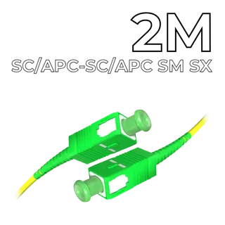 Друго Patch Cord SC/APC-SC/APC SM SX 2M