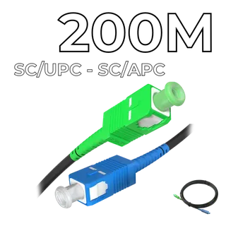 Друго Fiber Optic Drop Cable SC/UPC-SC/APC Connectors 200M