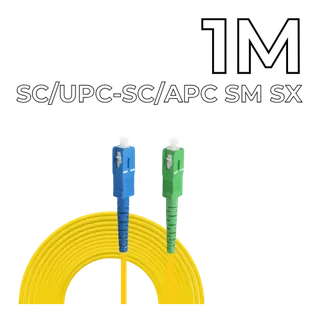 Друго Patch Cord SC/UPC-SC/APC SM SX 1M