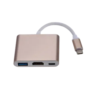 Друго TYPE C HUB, 3IN1 USB-C HUB, GT-HUBC-3IN1A