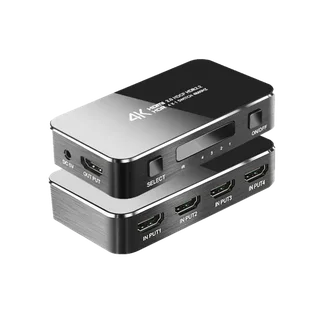 Друго HDMI2.0 SWITCH 4X1 4K@60HZ, # GT-HSW4X1
